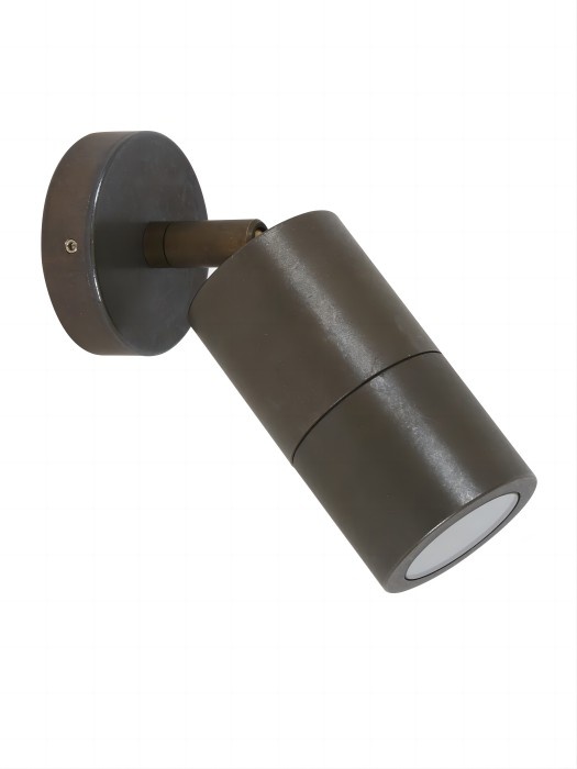 Deep Aged Brass Single Adjustable Spot Lights