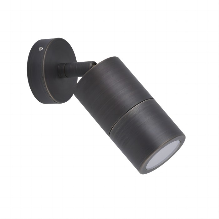 Rustic Brass Single Adjustable Spot Lights