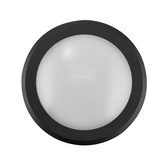 Aluminium Black Step Lights with Eyelid