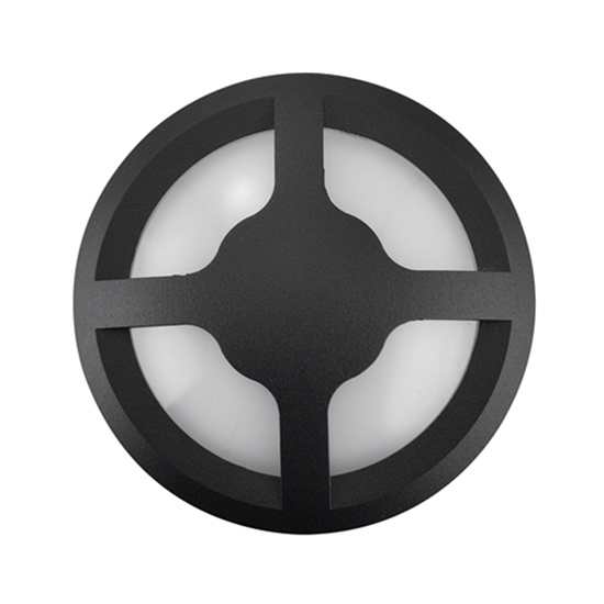 Aluminium Black Step Lights with Eyelid