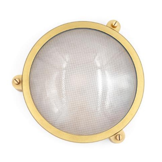 Round Solid Brass Decorative Wall Lights