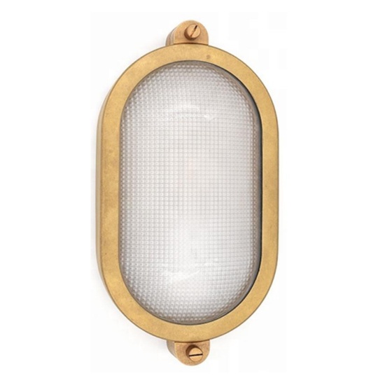 Oval Solid Brass Decorative Wall Lights