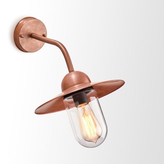 Aged Copper Decorative Wall Lights