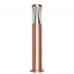 Solid Copper Bollard Light