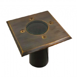 Rustic Brass In-Ground Light