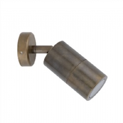 Aged Brass Single Adjustable Spot Lights