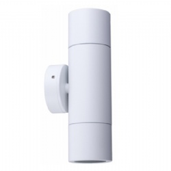 Aluminium White Up & Down Wall Pillar Lights