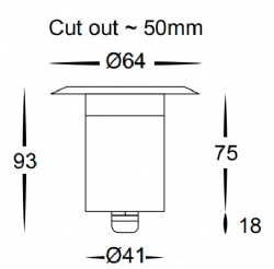 316 Stainless Steel Deck Light