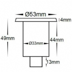316 Stainless Steel Deck Light
