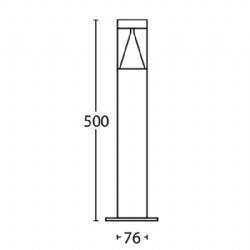 316 Stainless Steel Bollard Light