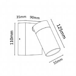Deep Aged Brass Reno Single Adjustable Spot Lights