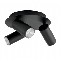 Aluminium Black 3 Heads Ceiling lights