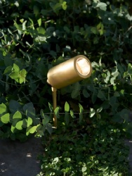 Solid Brass Garden Spike Light