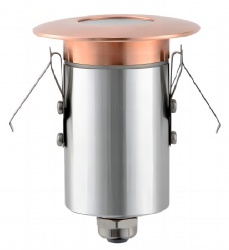 Solid Copper Steel Deck Light