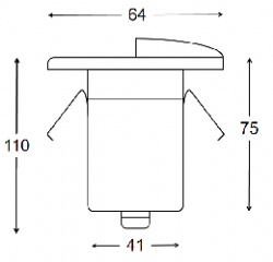 316 Stainless Steel Deck Light