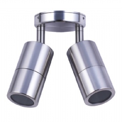 Titanium Aluminium Double Adjustable Wall Pillar Lights