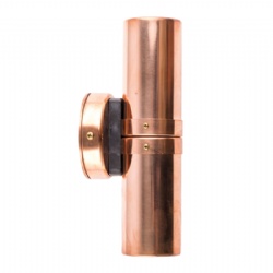 Eco Copper Up & Down Wall Pillar Lights